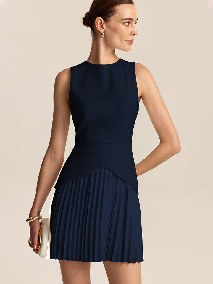 Abito Cerimonia Mini Donna Elegante Svasato