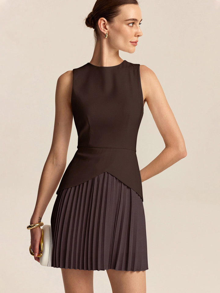 Abito Cerimonia Mini Donna Elegante Svasato