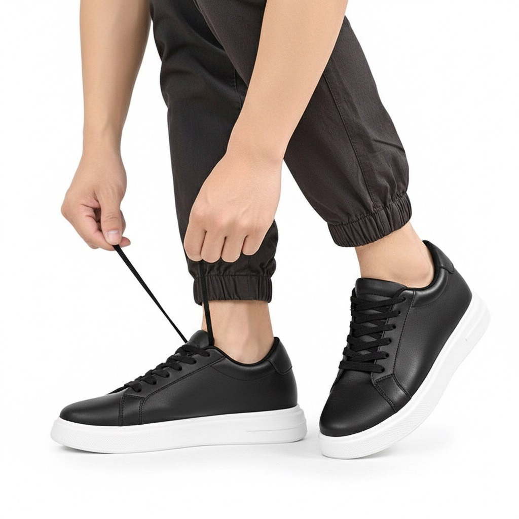 Sneakers Uomo con Rialzo Interno Comfort e Altezza Invisibile
