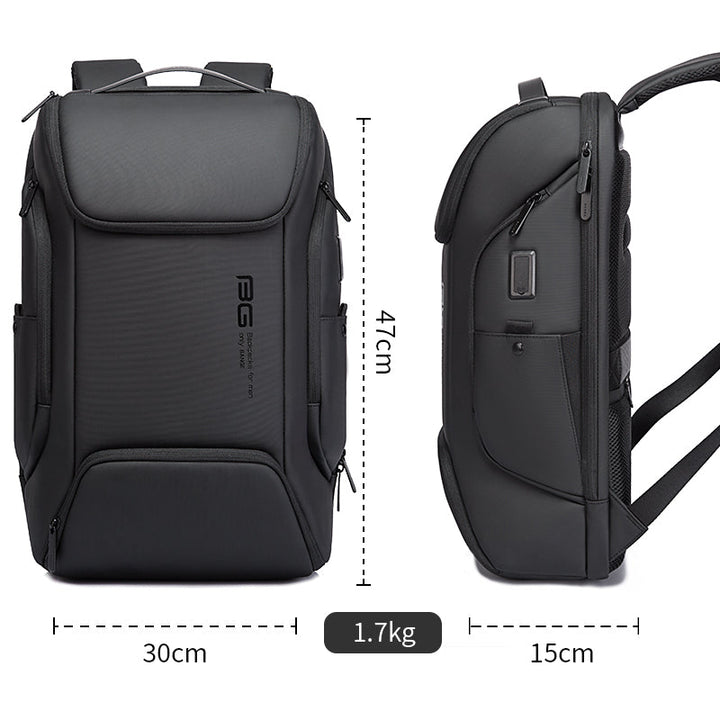 BANGE Nuova porta di ricarica USB adatta allo zaino per laptop da 15,6 pollici per uomo 3
