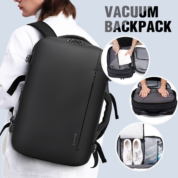 Zaino Uomo 50L Impermeabile con Lucchetto TSA USB e Maniglia - Vesarelli