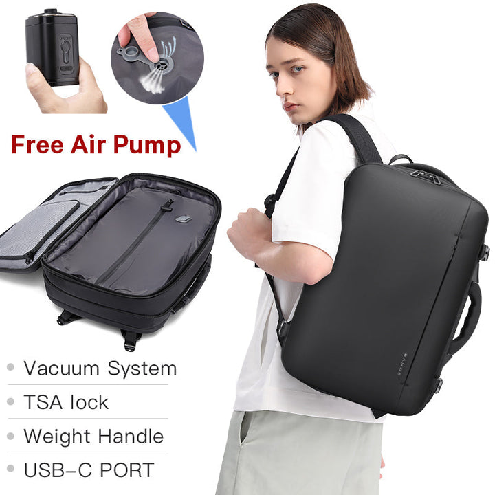BANGE Nuovo arrivo in saldo 50L USB TSA Lucchetto Peso Maniglia Impermeabile Uomo Zaino per laptop a compressione sottovuoto 1