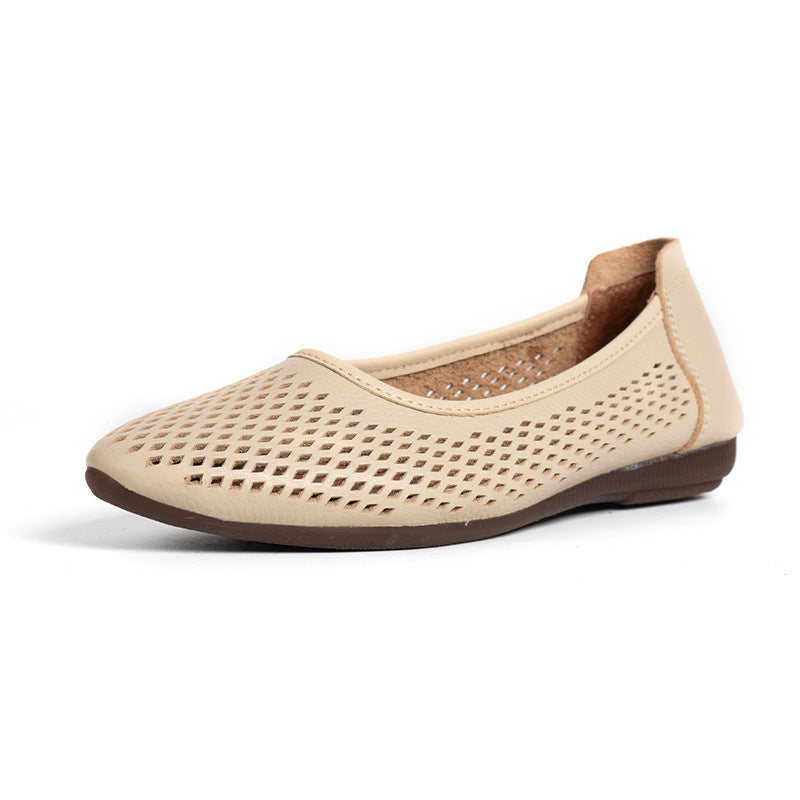 Ballerine eleganti da donna, comode e traspiranti, in similpelle 3