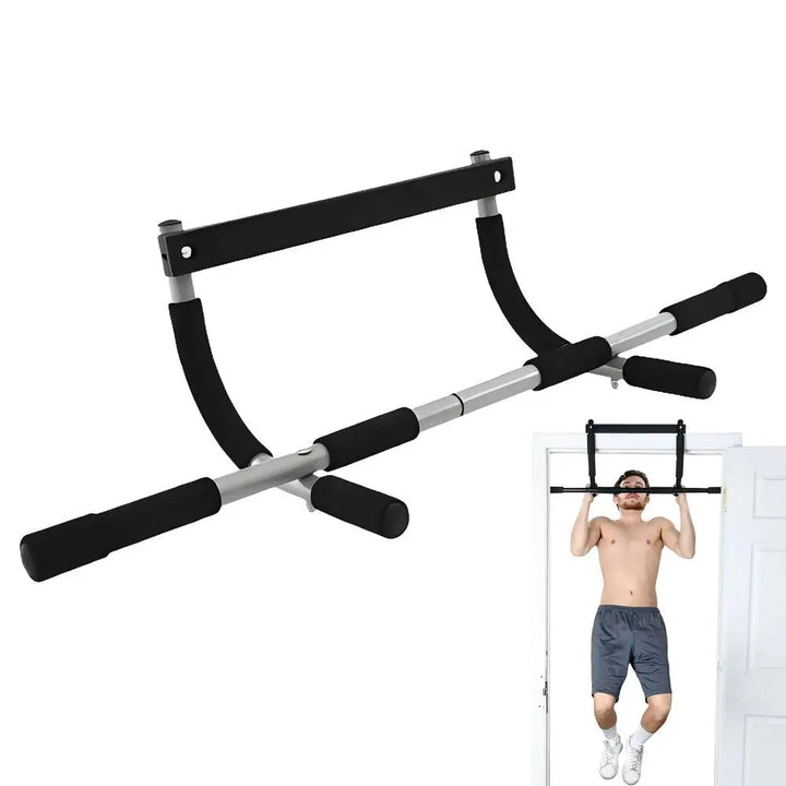 Barra per trazioni da porta per palestra domestica – Allenatore per il corpo da interno per il fitness di tutto il corpo, barra facile da appendere con impugnature in schiuma e design robusto 4