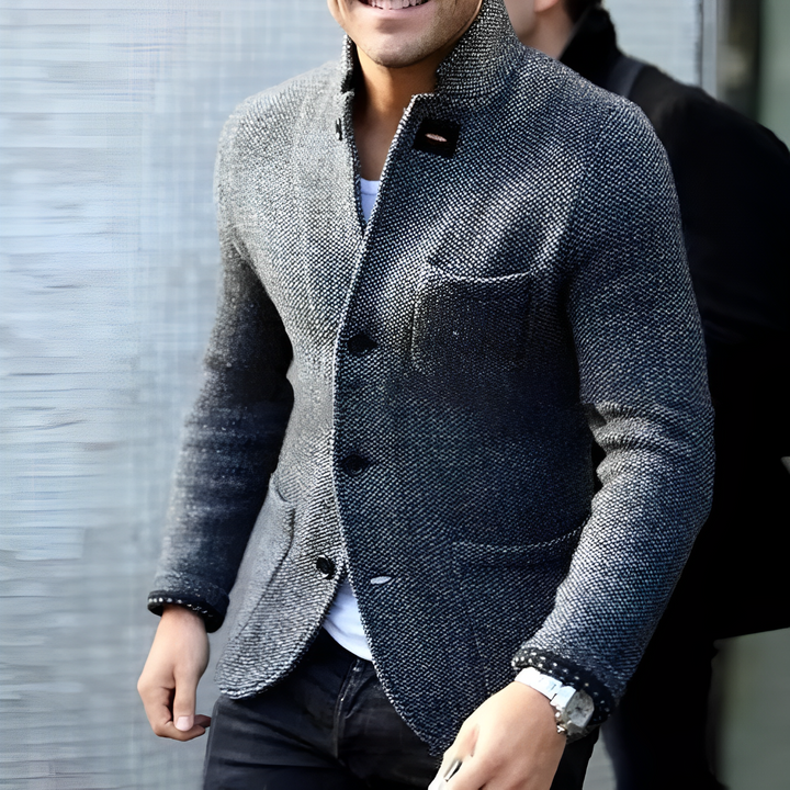Giacca Estiva Uomo in Cotone Stile Classico Vintage - Vesarelli