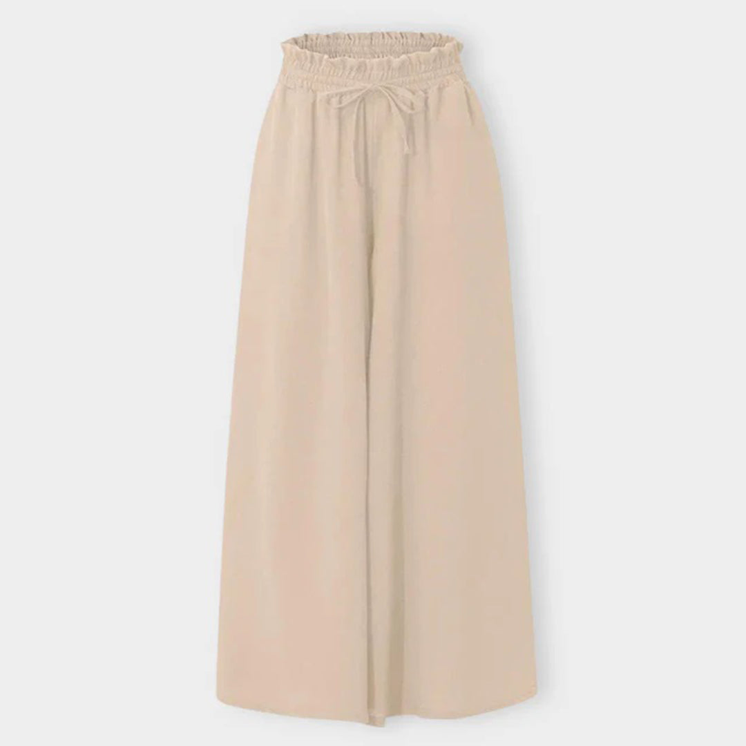 Pantaloni Palazzo Donna Eleganti Taglio Largo