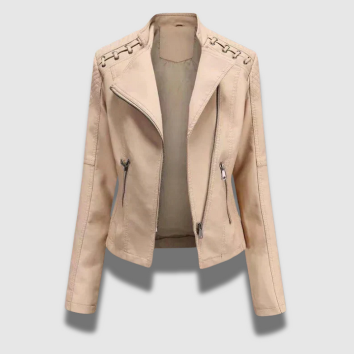 Giacca Donna in Pelle Slim Fit