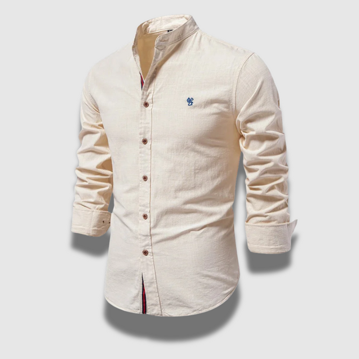 Camicia Uomo Maniche Lunghe Tessuto Resistente e Confortevole