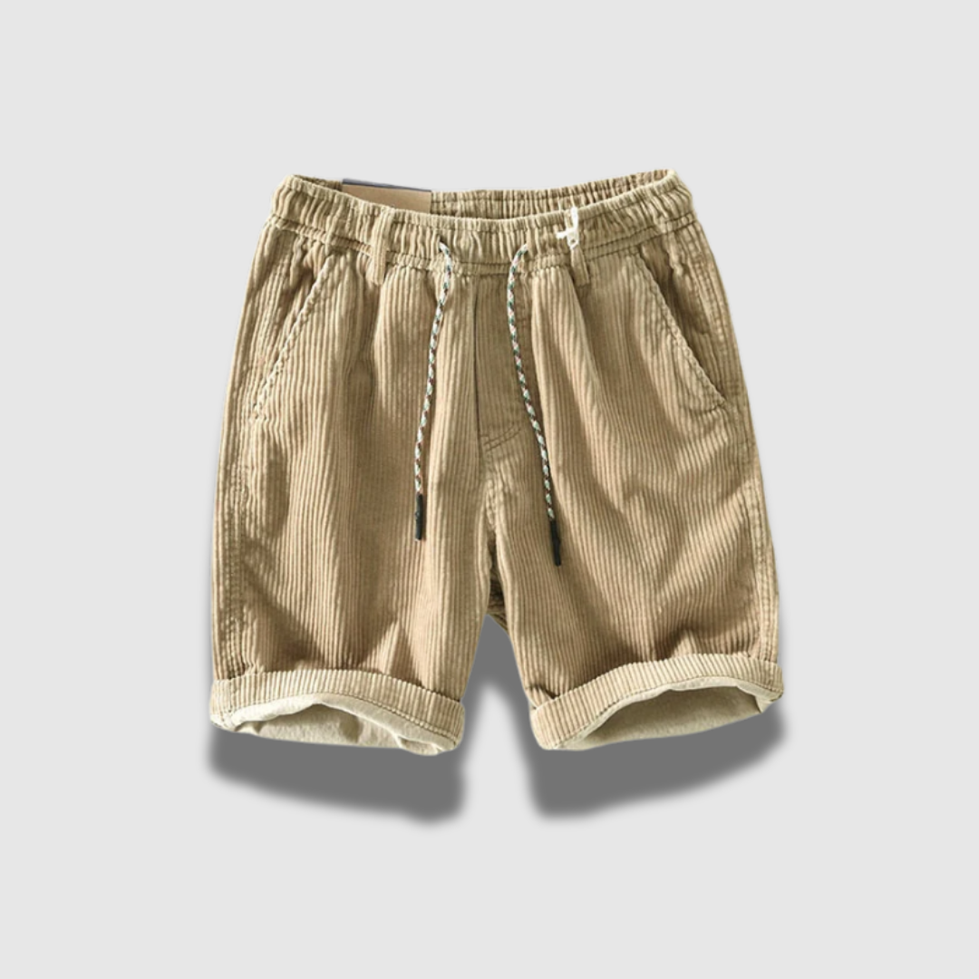 Pantaloncini Uomo in Velluto a Coste Morbidi e Traspiranti - Vesarelli