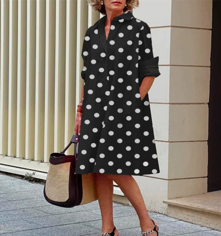 Abito Midi Donna Cotone Lino Vestibilità Comoda Casual