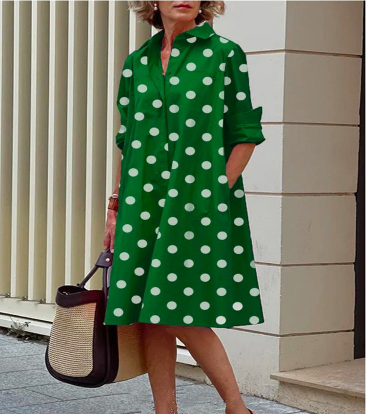 Abito Midi Donna Cotone Lino Vestibilità Comoda Casual