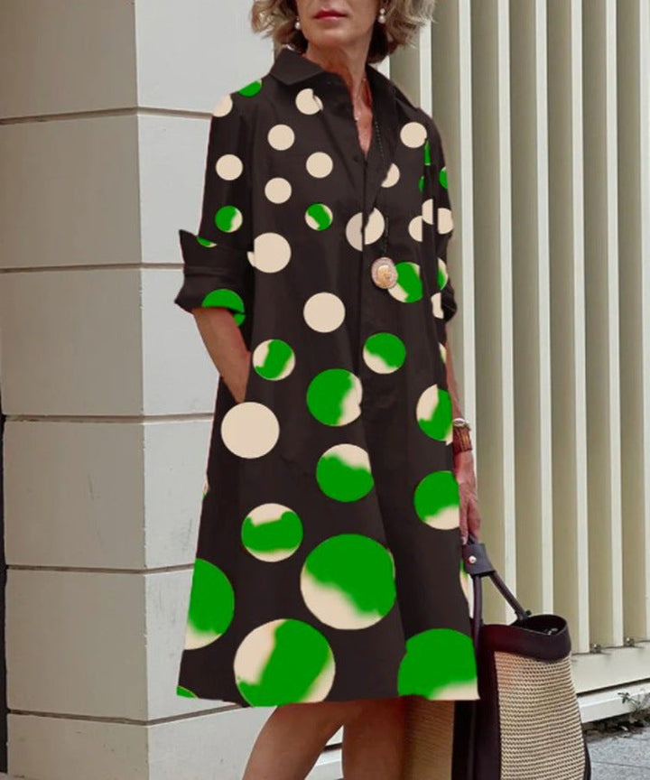 Abito Midi Donna Cotone Lino Vestibilità Comoda Casual