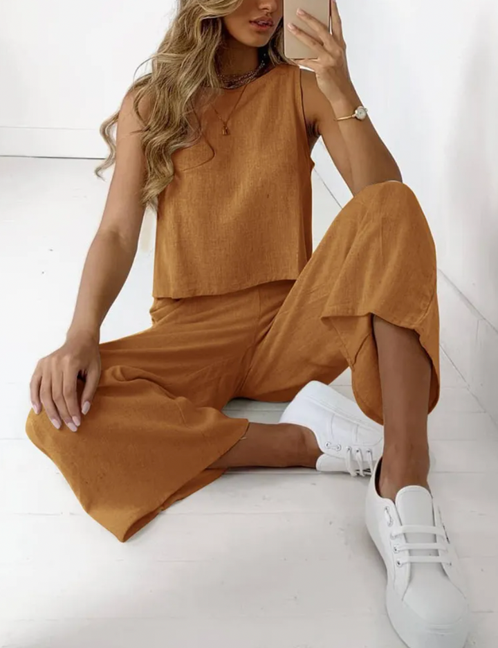 Completo Donna e Pantaloni Casual Vestibilità Comoda