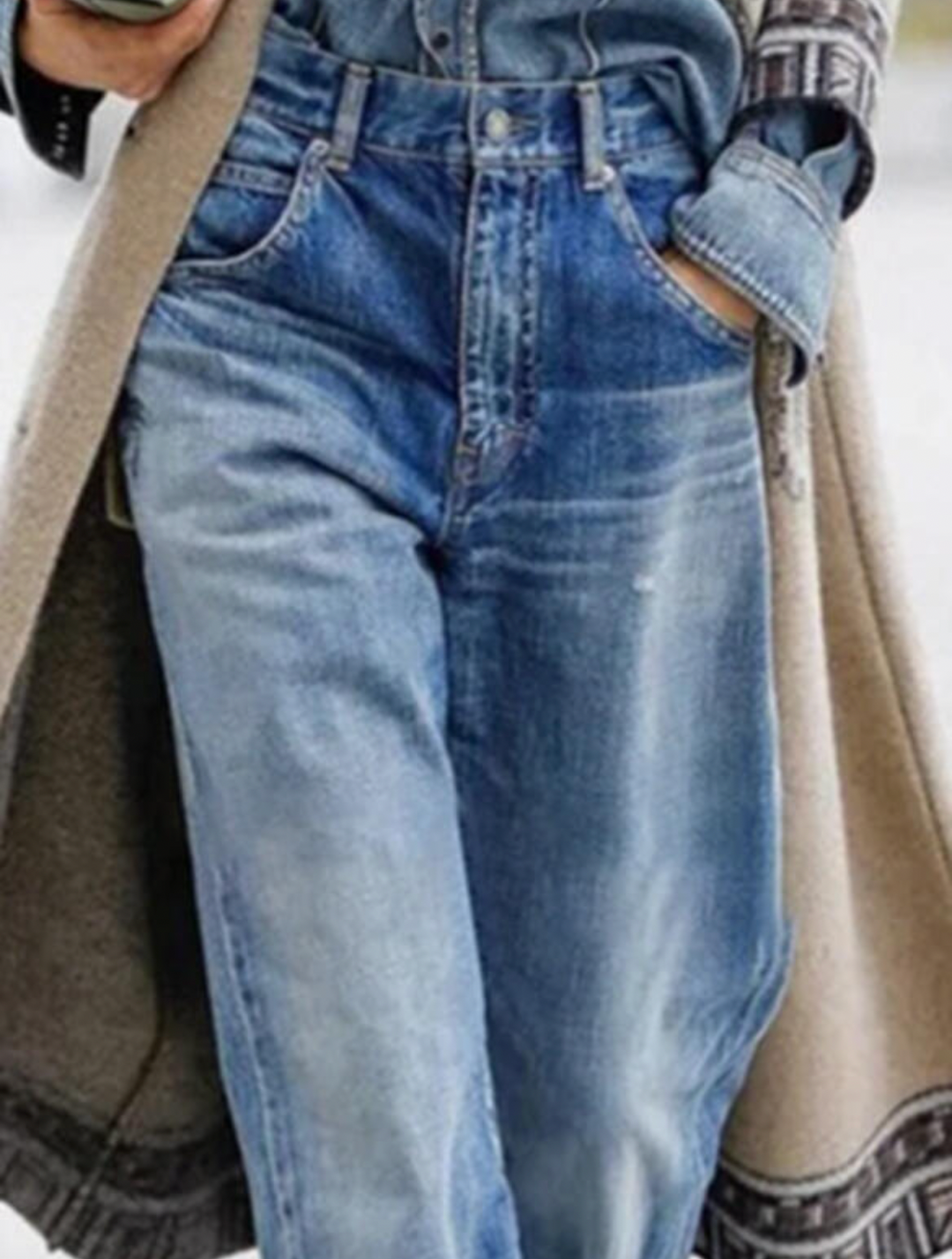Pantaloni Donna in Denim Elegante Vestibilità Slim