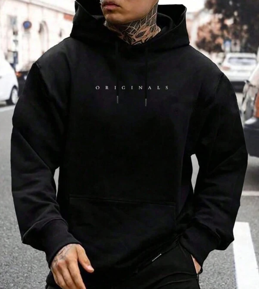 Felpa Estiva Uomo Cotone Girocollo Stile Streetwear - Vesarelli