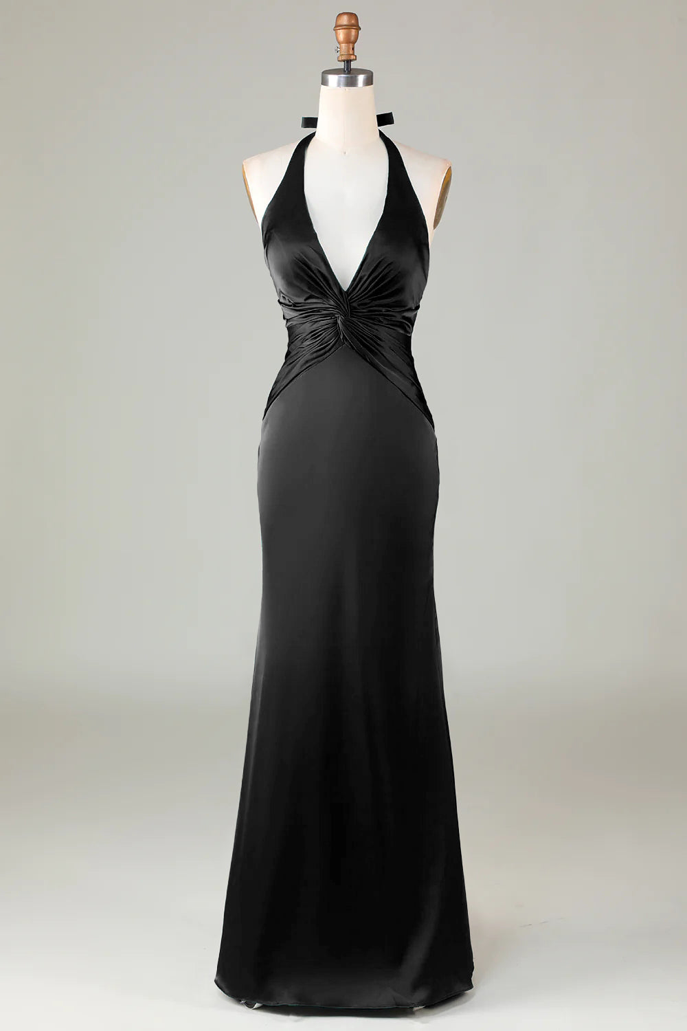 Abito Cerimonia Donna Elegante Scollo Classico