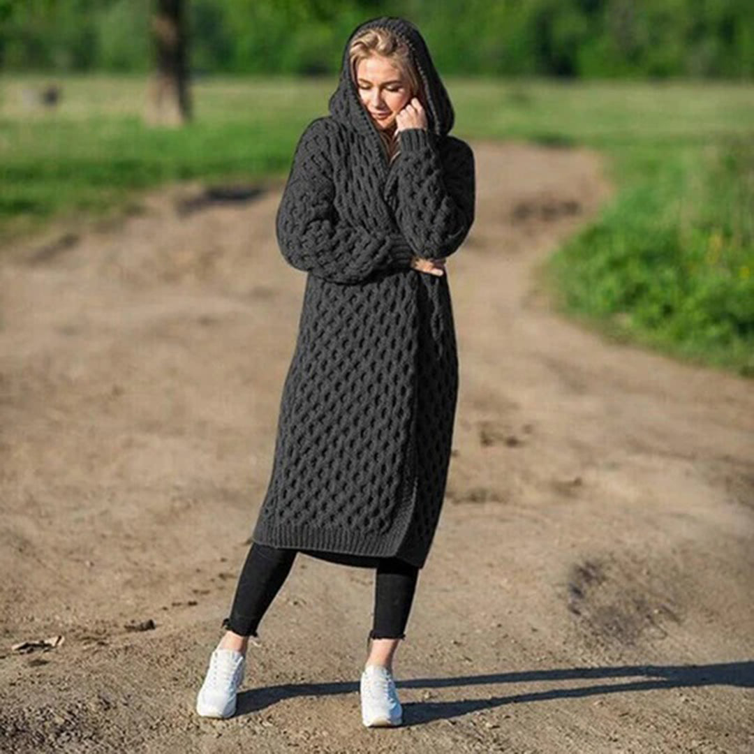 Cardigan Donna Estivo con Cappuccio Morbido e Comodo - Vesarelli
