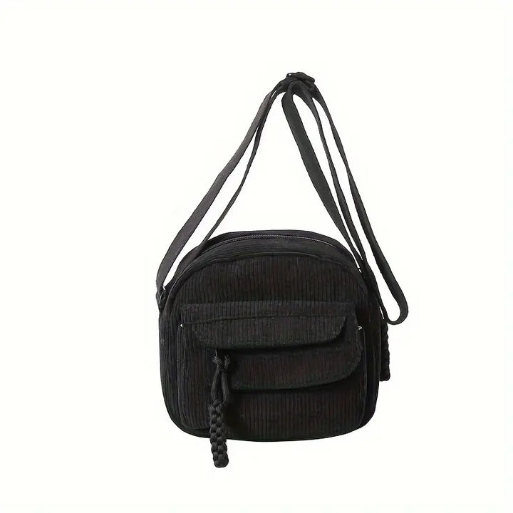 Borsa a Tracolla Donna Velluto a Coste Piccola Casual - Vesarelli