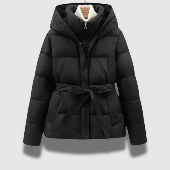 Giacca Donna Corta Imbottita con Cintura e Stile Sbuffo - Vesarelli