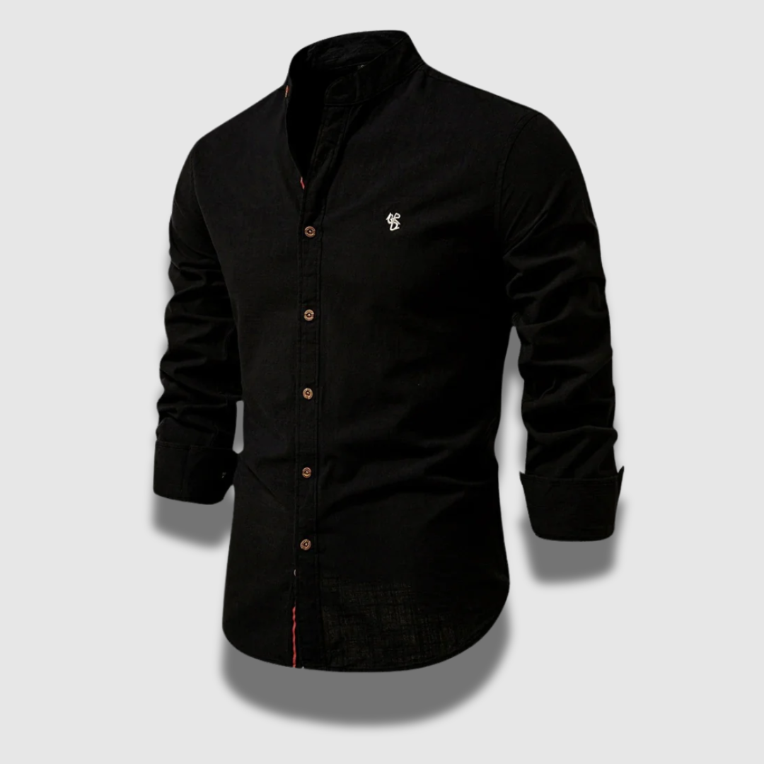 Camicia Uomo Maniche Lunghe Tessuto Resistente e Confortevole
