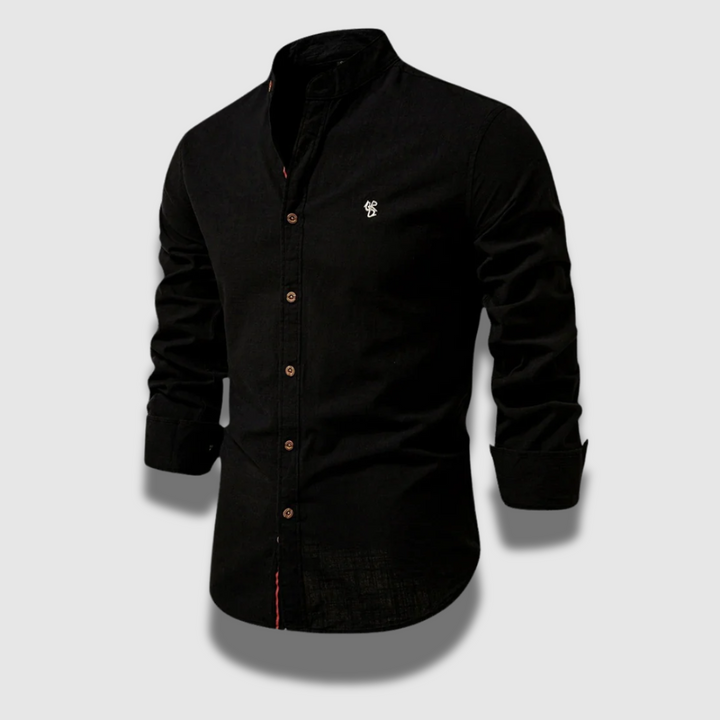 Camicia Uomo Maniche Lunghe Tessuto Resistente e Confortevole