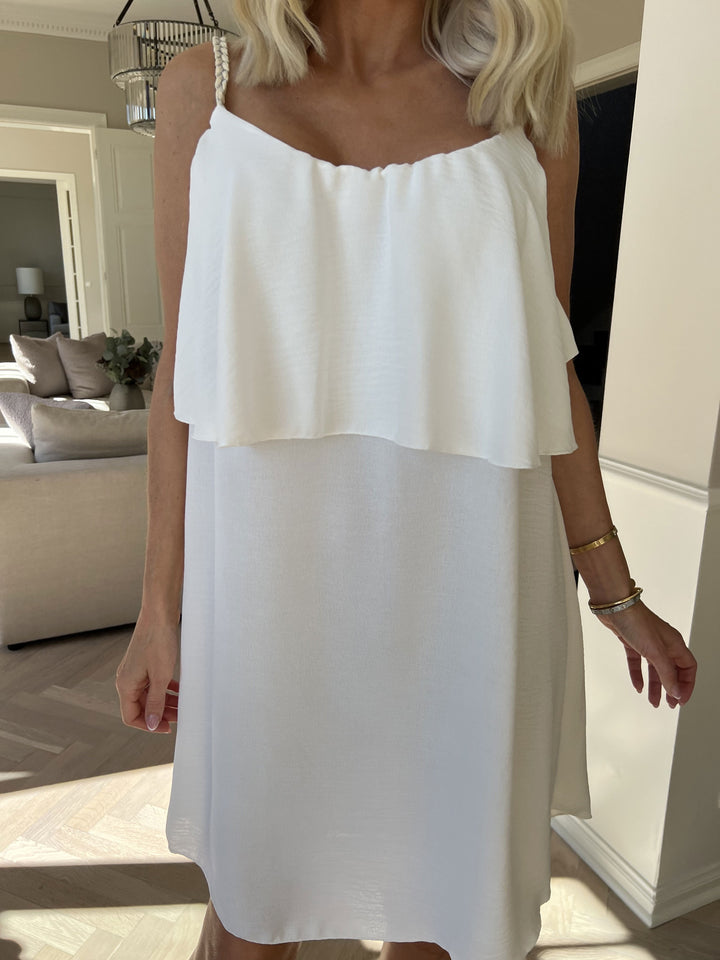 Abito Midi Donna Leggero Spalline Sottili Vestibilità Comoda