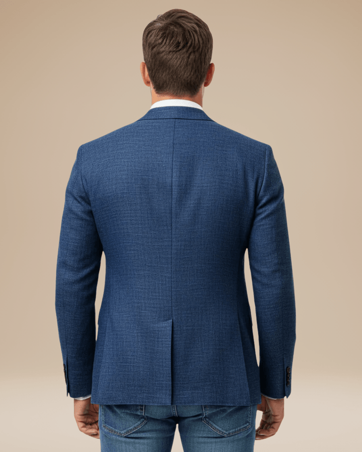 Blazento | Blazer Uomo Slim Fit Tessuto Revers a Lancia Due Botton 4