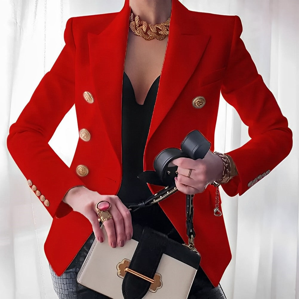 Blazer Donna | Taglio Sagomato & Bottoni Lucidi