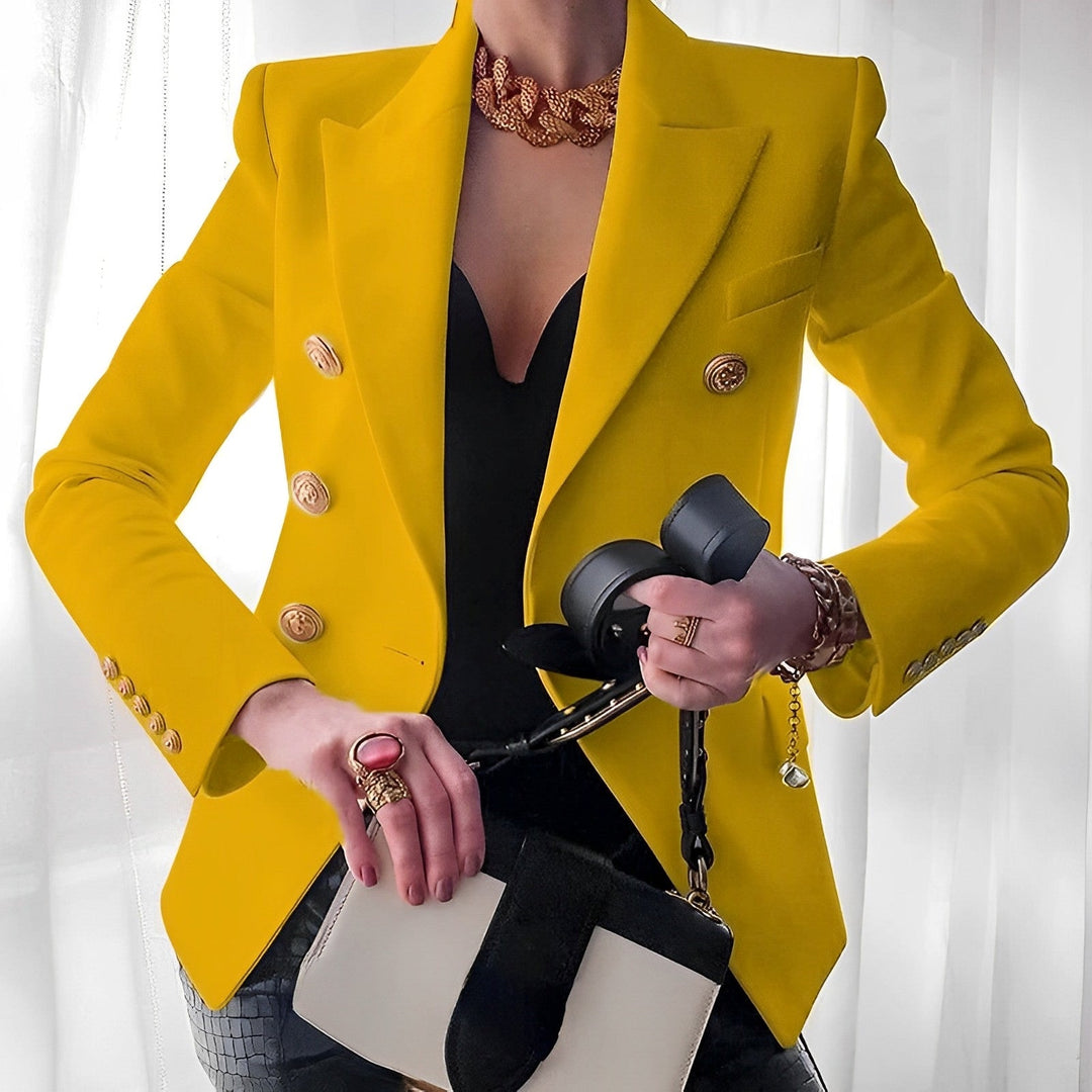 Blazer Donna | Taglio Sagomato & Bottoni Lucidi