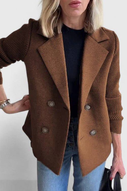 Blazer Elegante Donna | Doppiopetto & Linea Strutturata