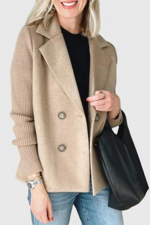 Blazer Elegante Donna | Doppiopetto & Linea Strutturata