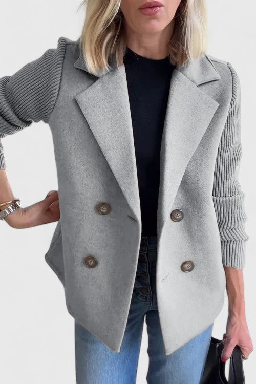 Blazer Elegante Donna | Doppiopetto & Linea Strutturata