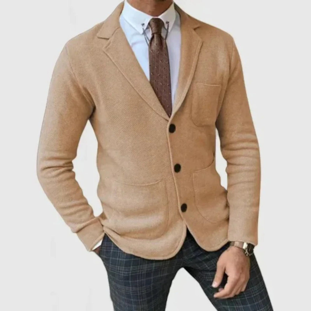 Blazer Uomo Leggero Vestibilità Slim Look Curato - Vesarelli