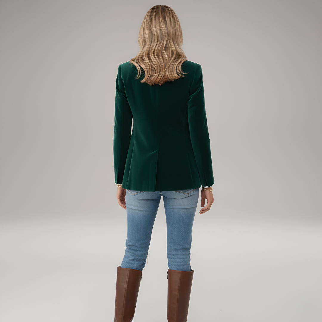 Blazer donna elegante a un bottone | Linea sartoriale & Vita definita