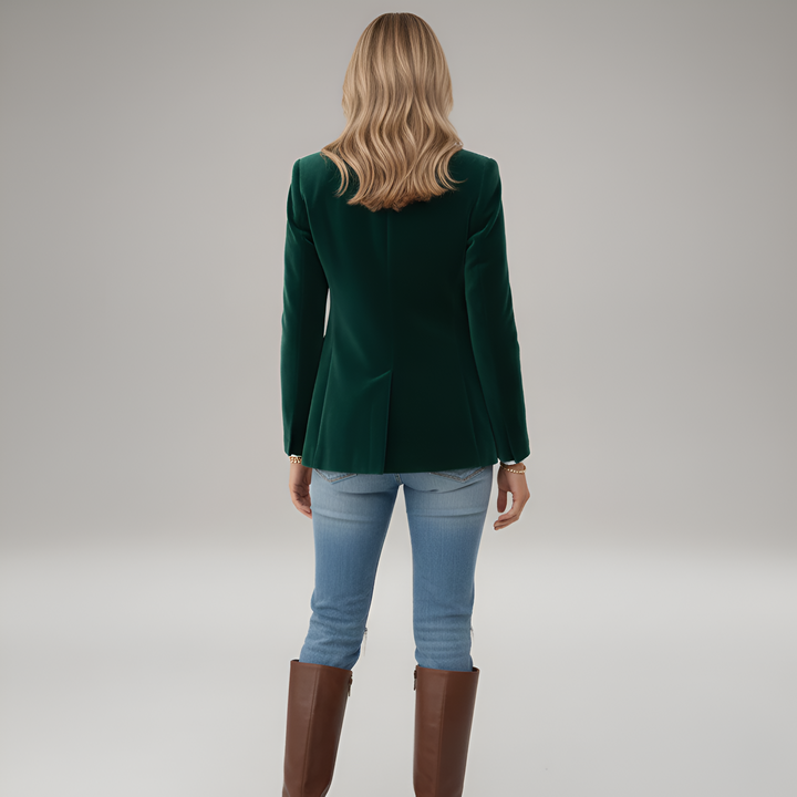 Blazer donna elegante a un bottone | Linea sartoriale & Vita definita