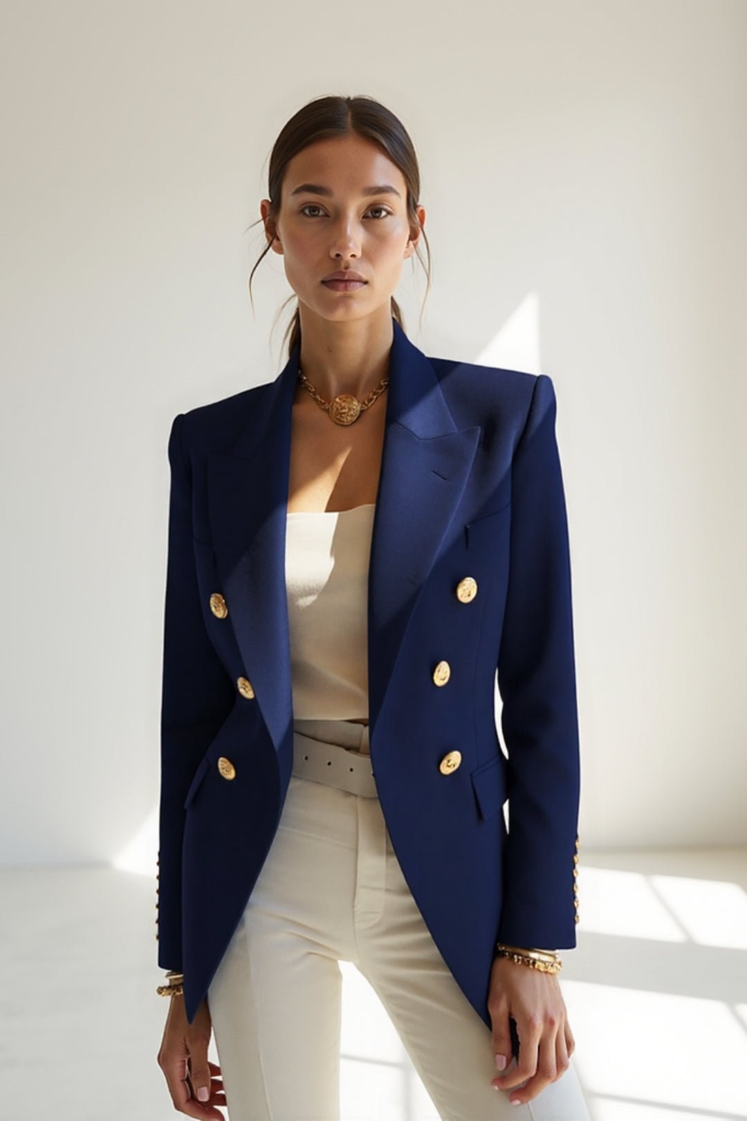 Blazer Doppiopetto Uomo con Bottoni Taglio Classico - Vesarelli