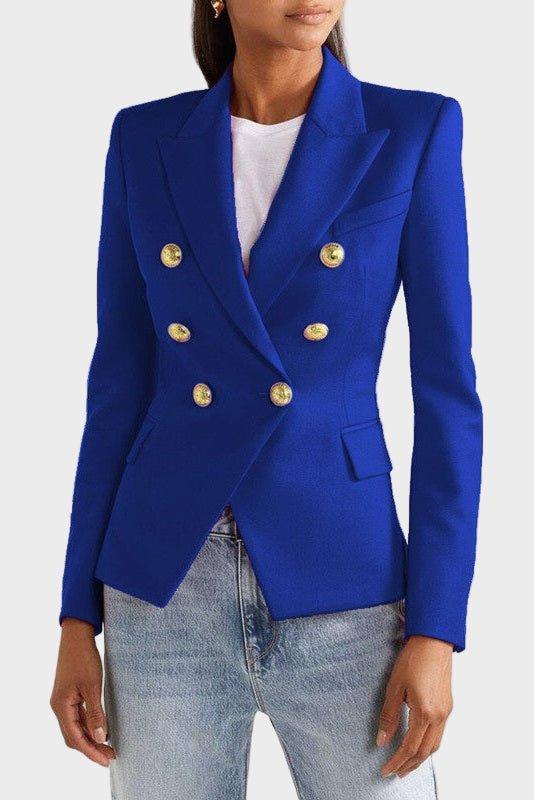 Blazer Doppiopetto Donna Sartoriale Spalle Strutturate - Vesarelli