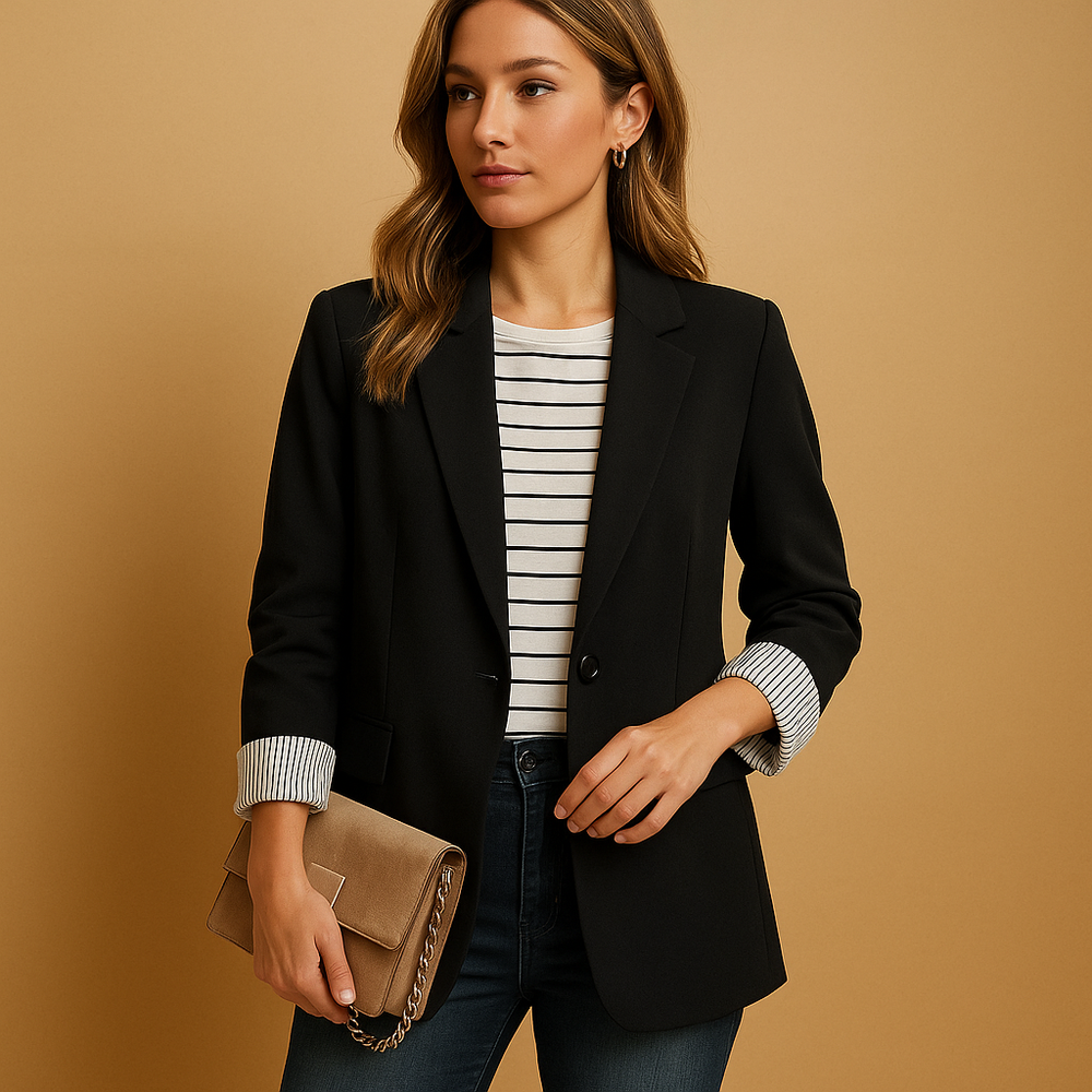 Blazer casual leggero con maniche lunghe per donna | Evelien 1