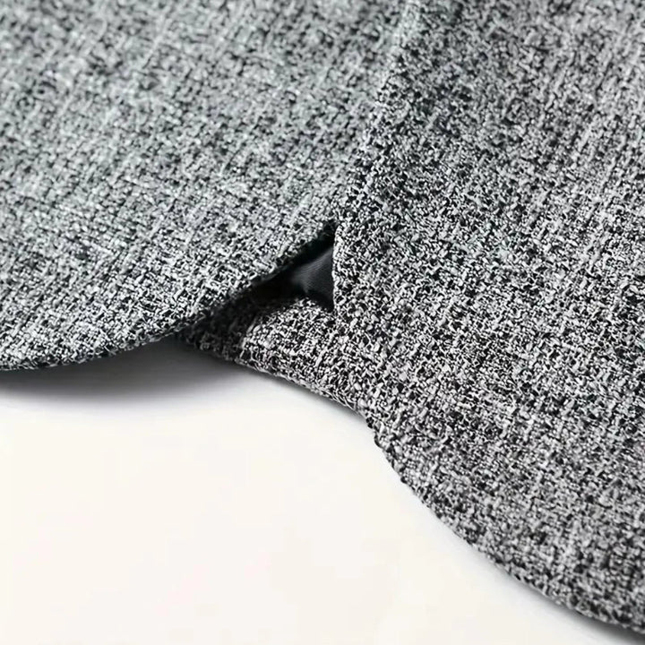 Blazer Uomo Classico Tessuto con Tasche Pattina Elegante