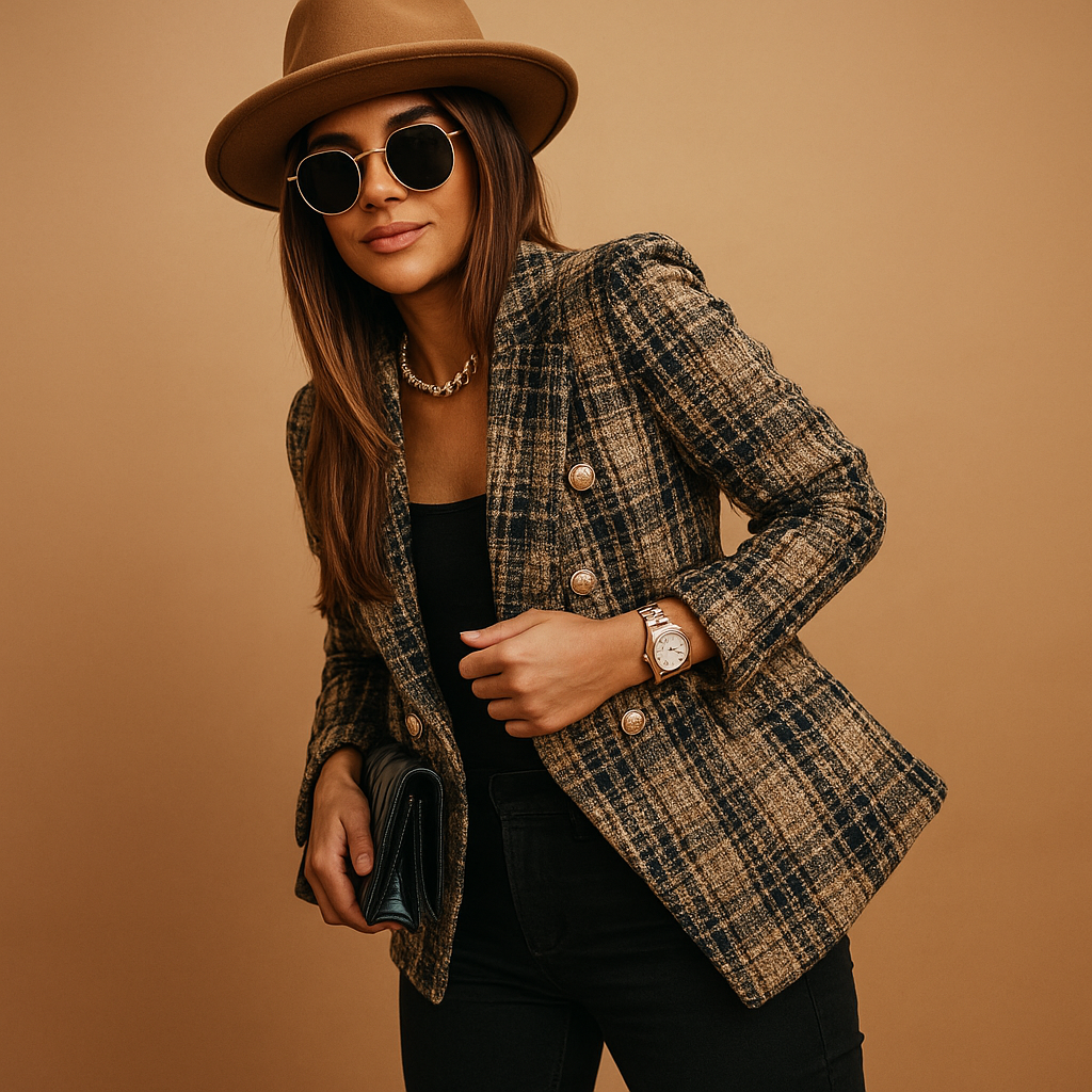 Blazer Donna Sartoriale Taglio Elegante - Vesarelli