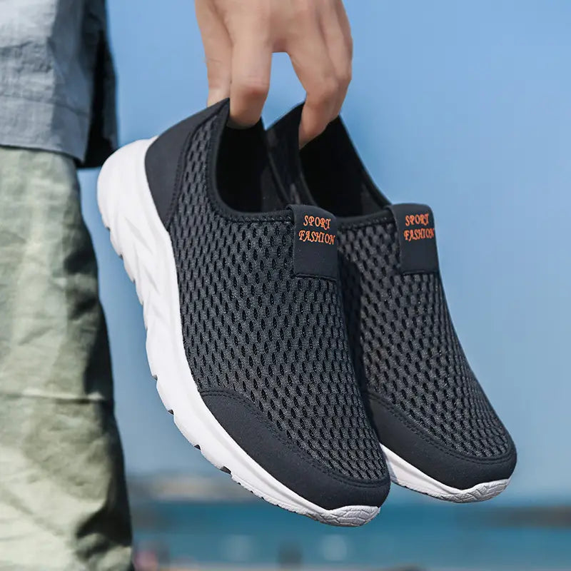 Sneakers Uomo Ortopediche Senza Lacci Leggere Traspiranti - Vesarelli