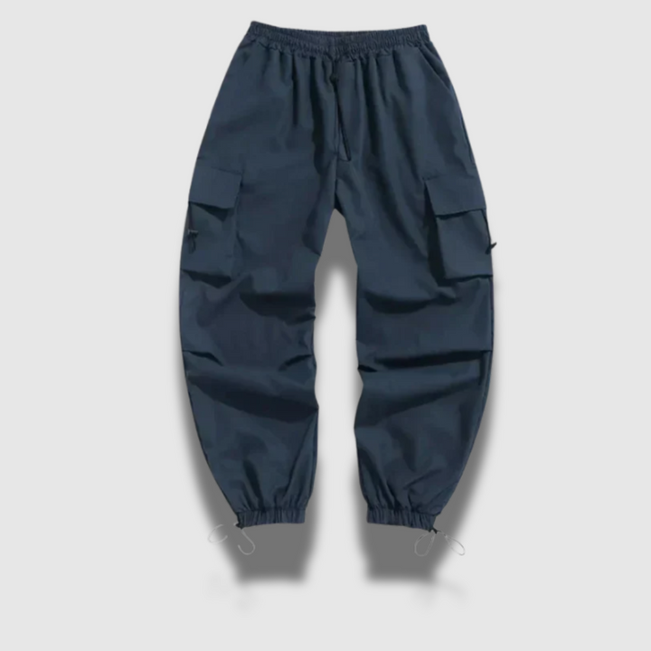 Pantaloni Cargo Uomo Tessuto Resistente Taglio Rilassato