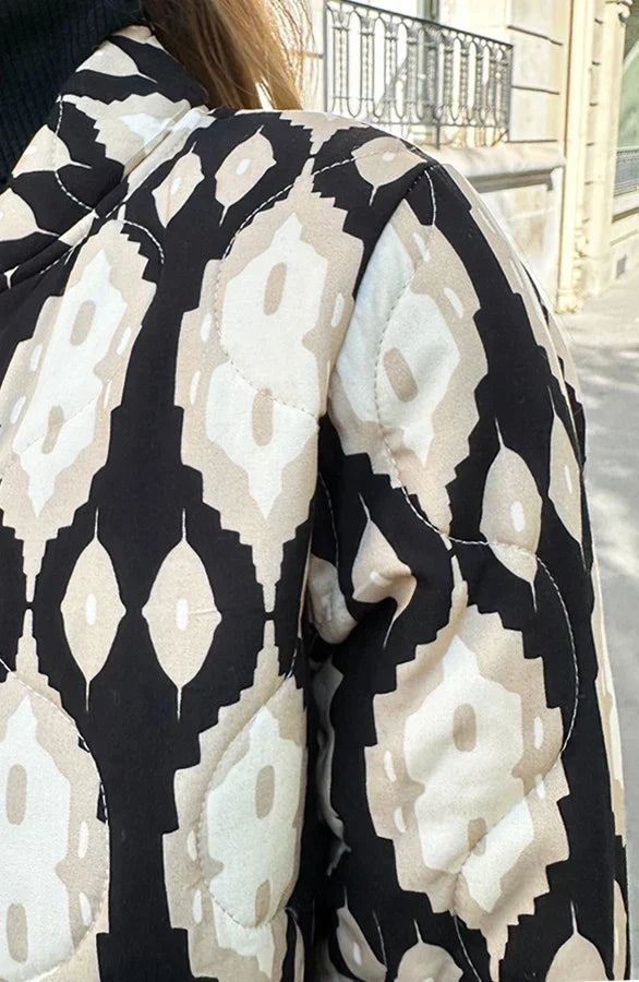 Giacca Bomber Donna Stile Boho Vestibilità Regular