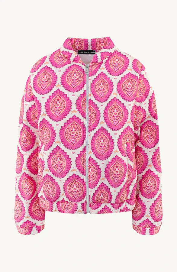 Giacca Bomber Donna Stile Boho Vestibilità Regular