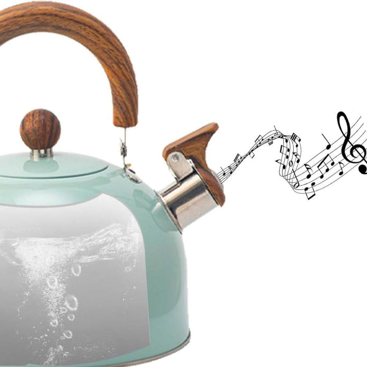 Bollitore da fornello in acciaio inossidabile - Design fischiante con impugnatura ergonomica 2