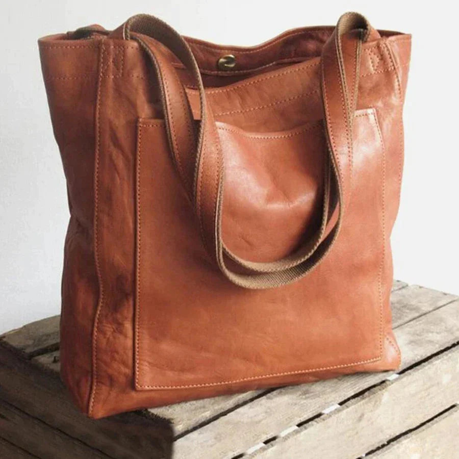 Borsa a Mano Donna in Pelle Morbida Design Funzionale - Vesarelli
