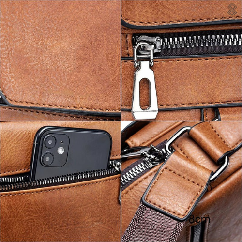 Borsa a mano elegante da donna in pelle dal design senza tempo 3