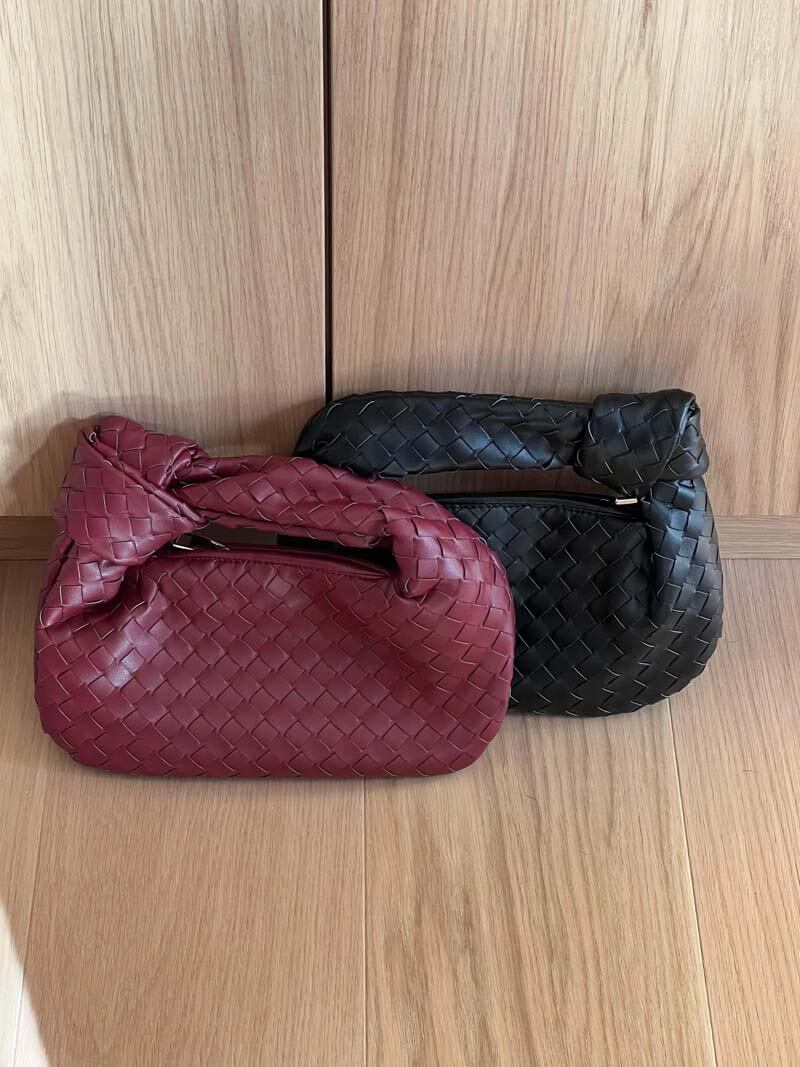 Borsa a mano elegante da donna in pelle vegana pratica 5