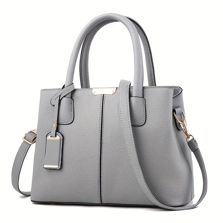 Borsa a mano elegante e spaziosa da donna in pelle PU versatile 2