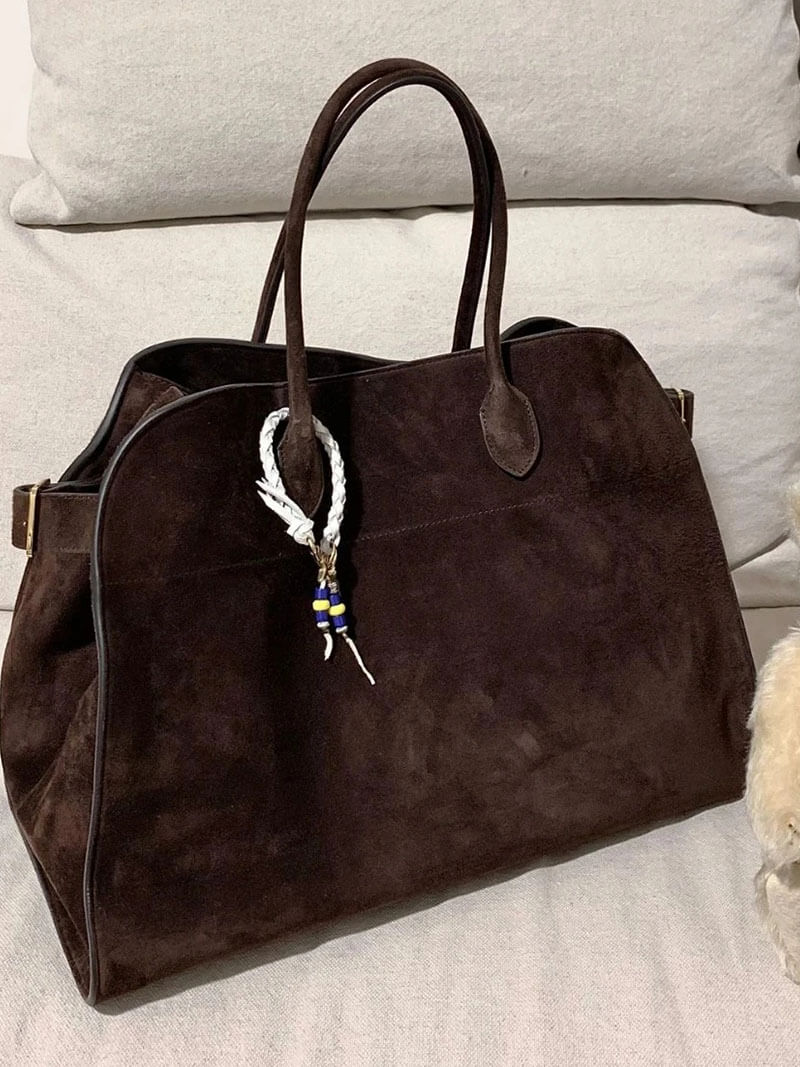 Borsa a mano grande ed elegante da donna in pelle vegana funzionale 1
